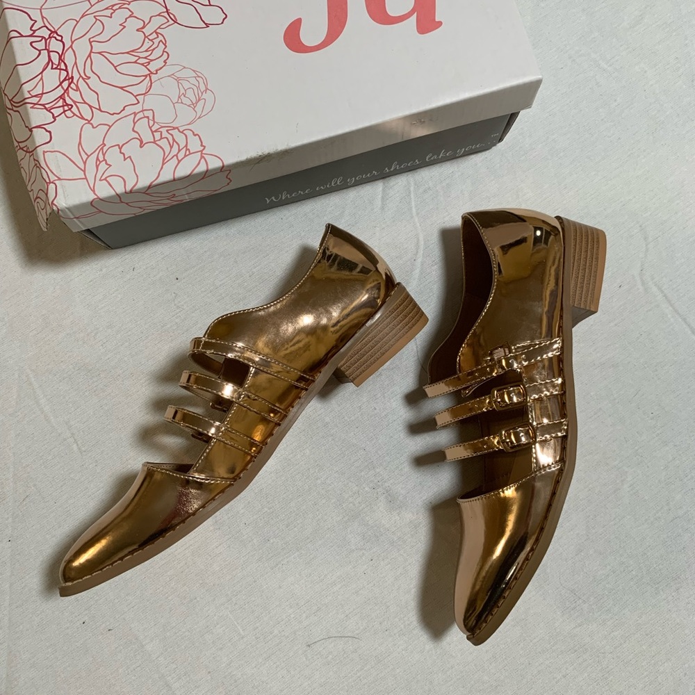 Journey + Crew Rose Gold Elyse New Never Worn 7 & 7.5